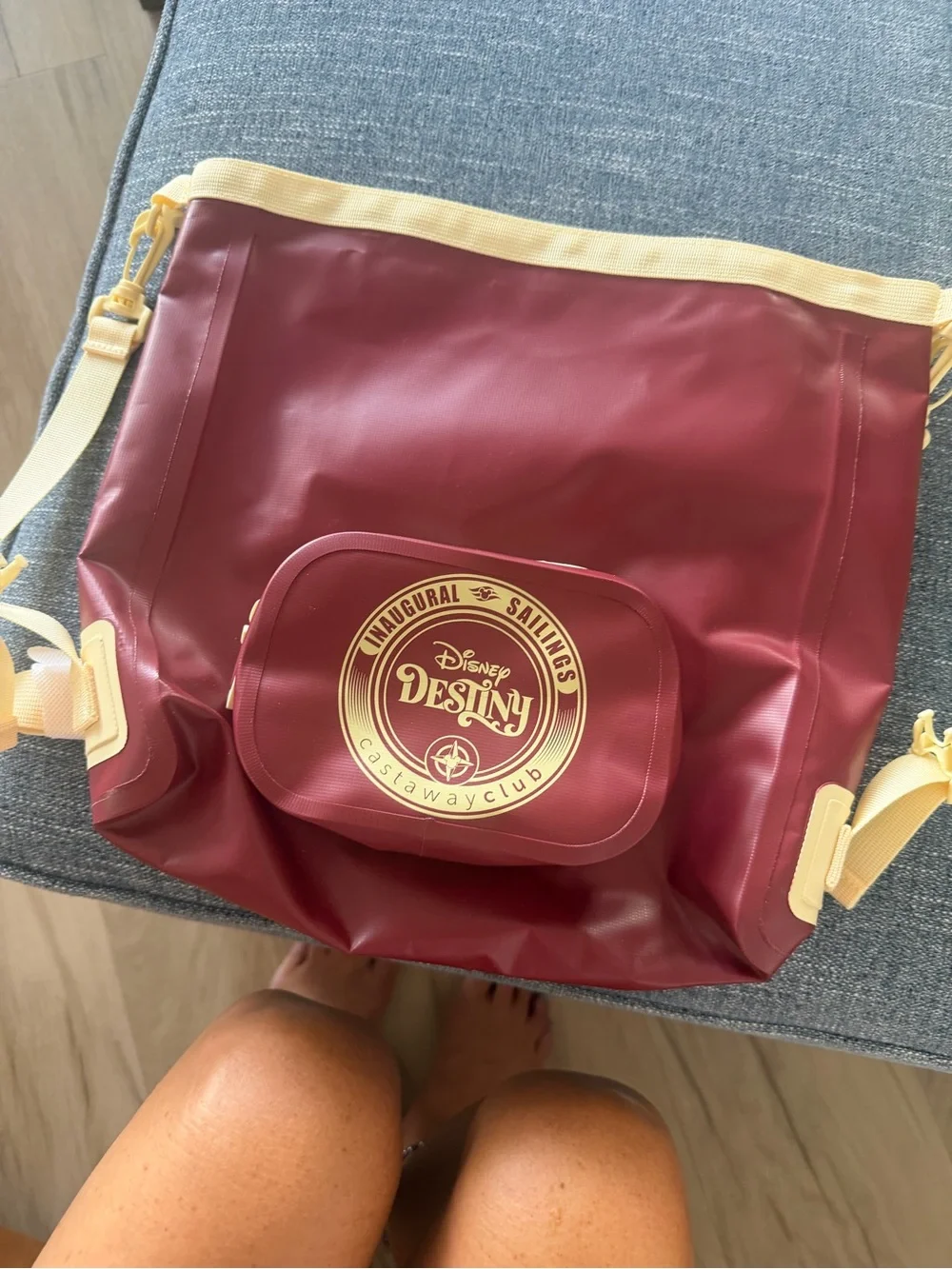 Disney Destiny Inaugural Sailings Castaway Club Dry Bag - NWT Brand New!